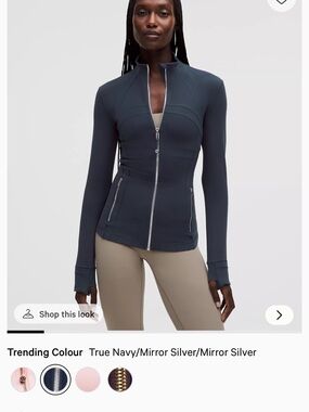 Lululemon NWT Define Nulu Jacket Navy 4